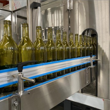 glass bottle wine filling packing machine